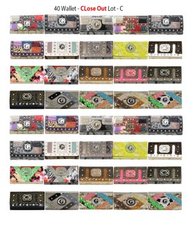 40 Wallets Clearance - Lot C ($.99 EA.) 40 Wallets Clearance - Lot C ($.99 EA.)
