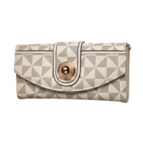 White Designer Signature Wallet White Designer Signature Wallet