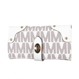 White Designer Signature Wallet White Designer Signature Wallet